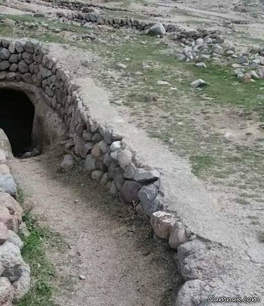جاذبه های حیله ور روستای زیرزمینی ایران